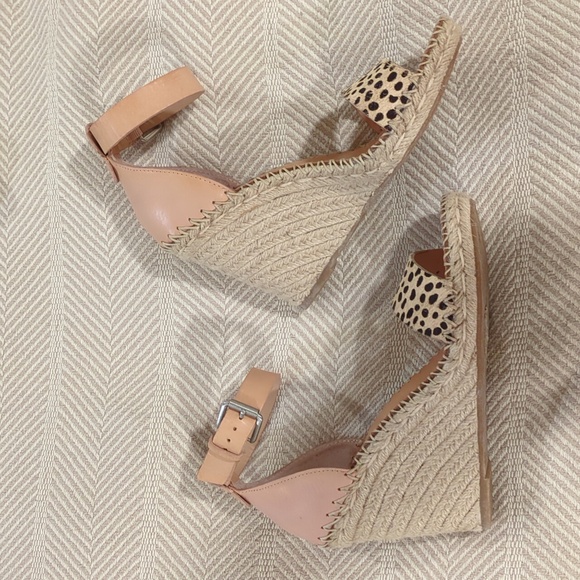 Dolce Vita | Noor leopard & pink wedge sandals - Picture 3 of 6